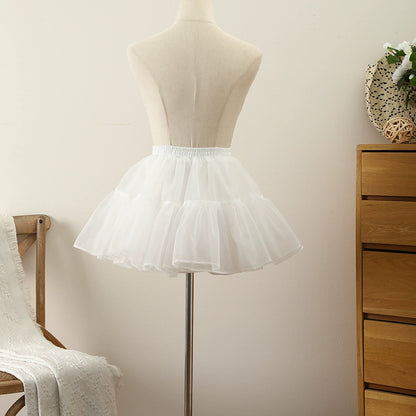 Manyiluo - White Lolita Puffy Petticoat, Multi-Length (Daily) 43967:790633