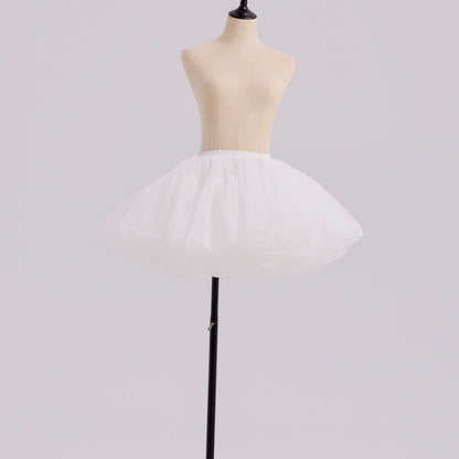 Manyiluo - White Lolita Puffy Petticoat, Multi-Length (Puffy) 43967:790629