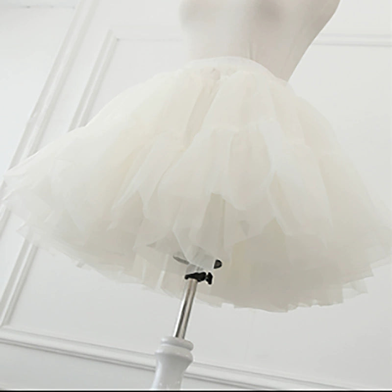 Manyiluo - 24.4" (62 cm) Extended Boneless Lolita White Petticoat 43969:790867