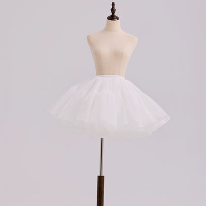 Manyiluo - White Lolita Puffy Petticoat, Multi-Length (Puffy) 43967:790630