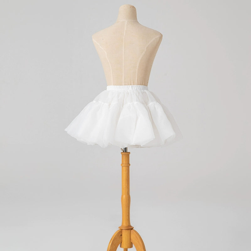 Manyiluo - 13.8" (35 cm) Short Lolita White Petticoat 43975:791384