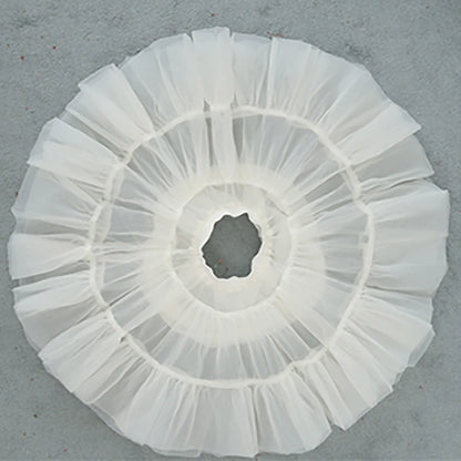 Manyiluo - 24.4" (62 cm) Extended Boneless Lolita White Petticoat 43969:790855