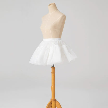 Manyiluo - 13.8" (35 cm) Short Lolita White Petticoat 43975:791381