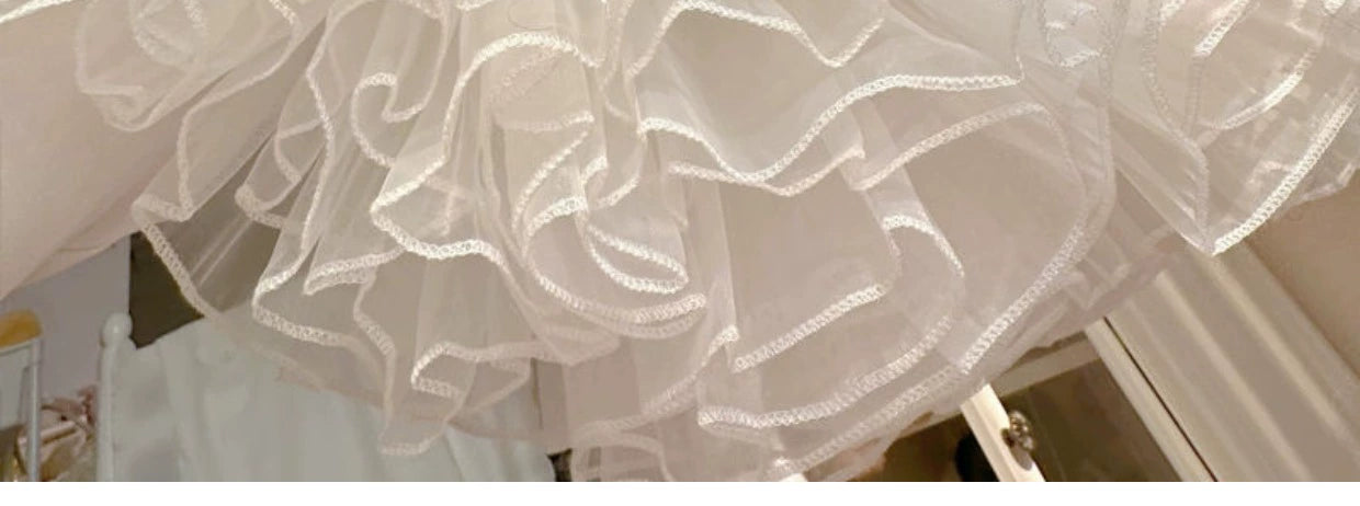 Hanguliang - 13.8" (35 cm) Soft Short Lolita Petticoat, 4 Layers 43966:790662