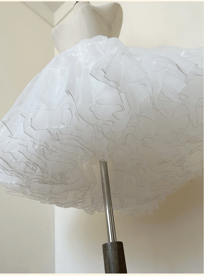 Niu Niu - Plus Size Lolita Petticoat with Daily or Fluffy Version 43981:790647