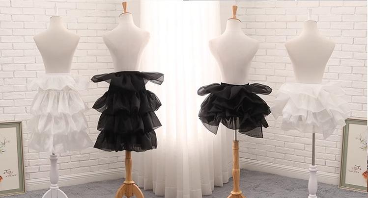 Manyiluo - Bustle Style Lolita Petticoat, Adjustable Length & Puffiness 43970:791191