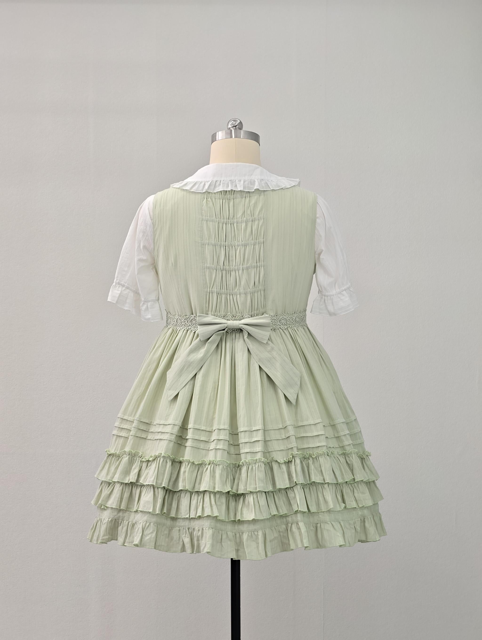 Cotton Plus Size Lolita Blouse, Peter Pan Collar 45598:865006