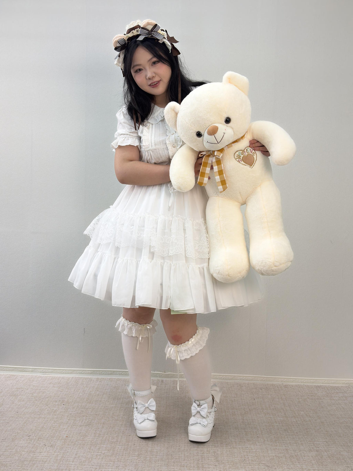 Noloria 21.7" (55 cm) Hoop Puffy Plus Size Lolita Petticoat, Moon Cage 45907:871483