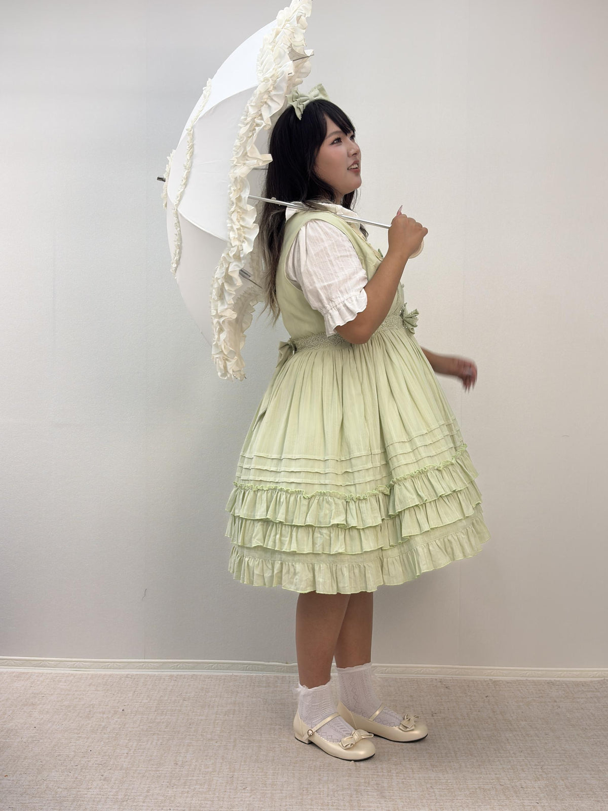 Classic Lolita Parasol, UV Two-Fold for Daily Use 46003:871628