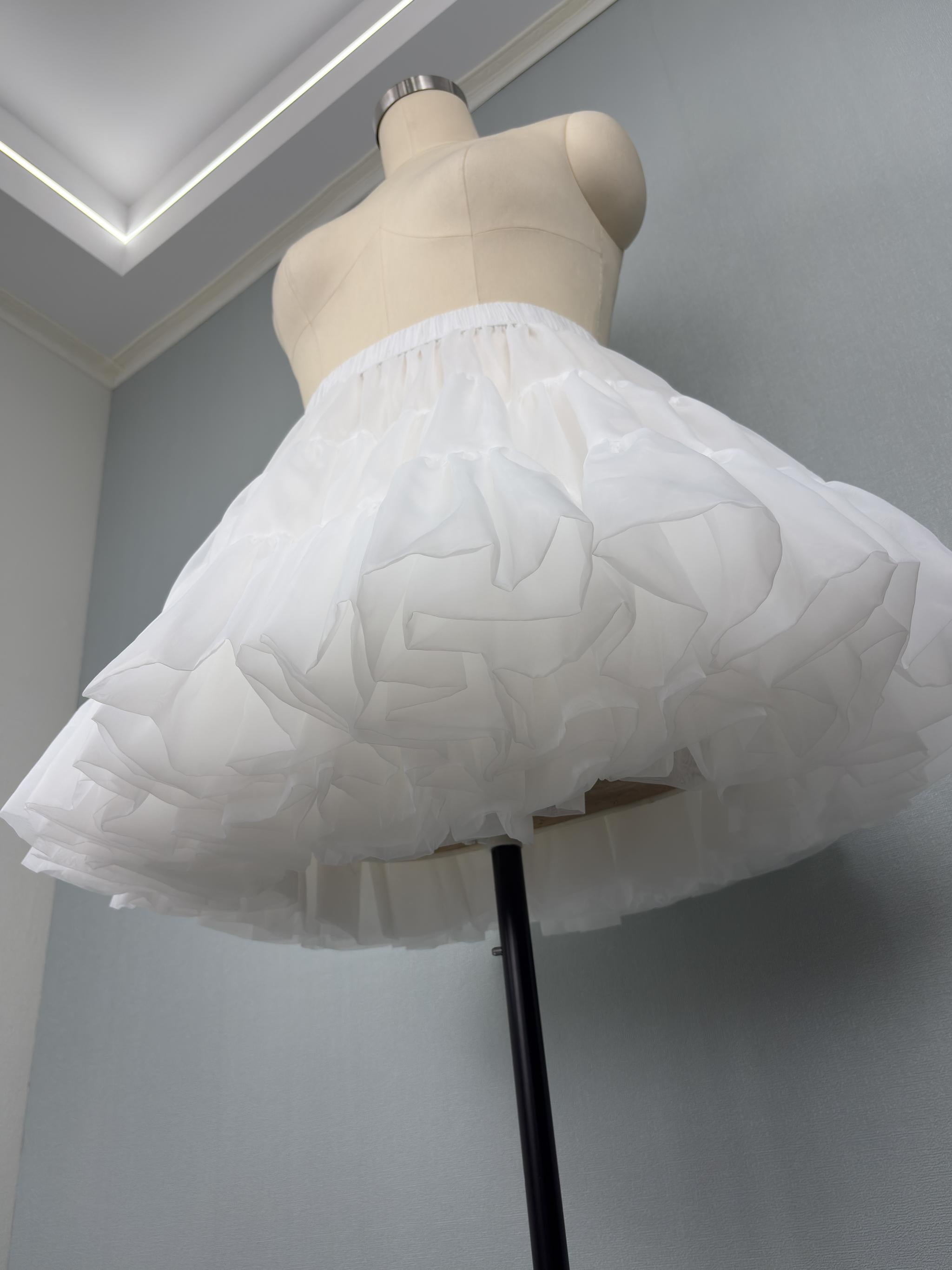 Noloria 18.9" (48 cm) High Volume Lolita Petticoat, Cloud Bloom 45716:864908