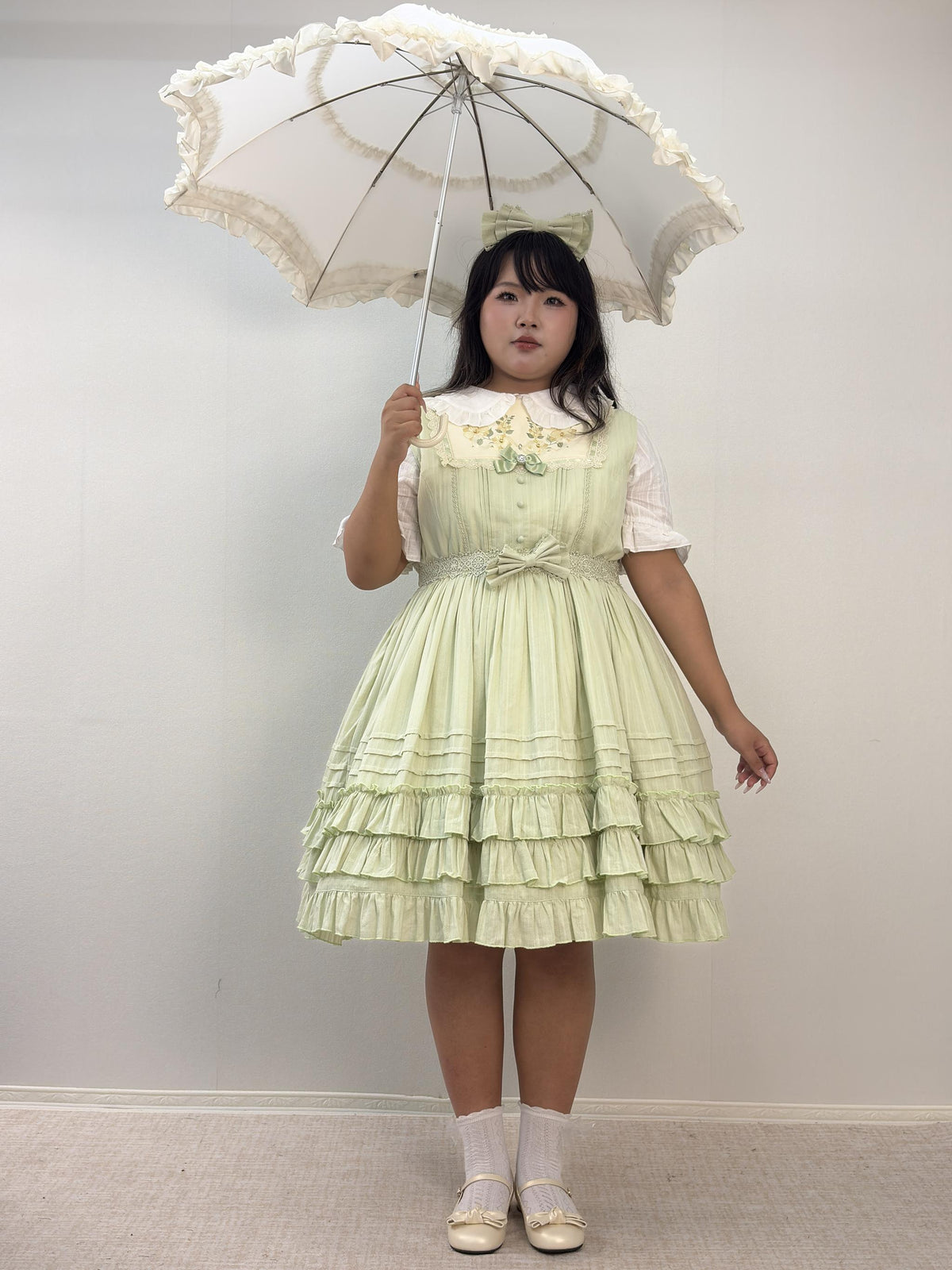 Classic Lolita Parasol, UV Two-Fold for Daily Use 46003:871621