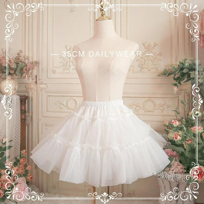 Aurora & Ariel 13.8" (35 cm) A-Line Petticoat Collection, Customizable (White) 32614:790370
