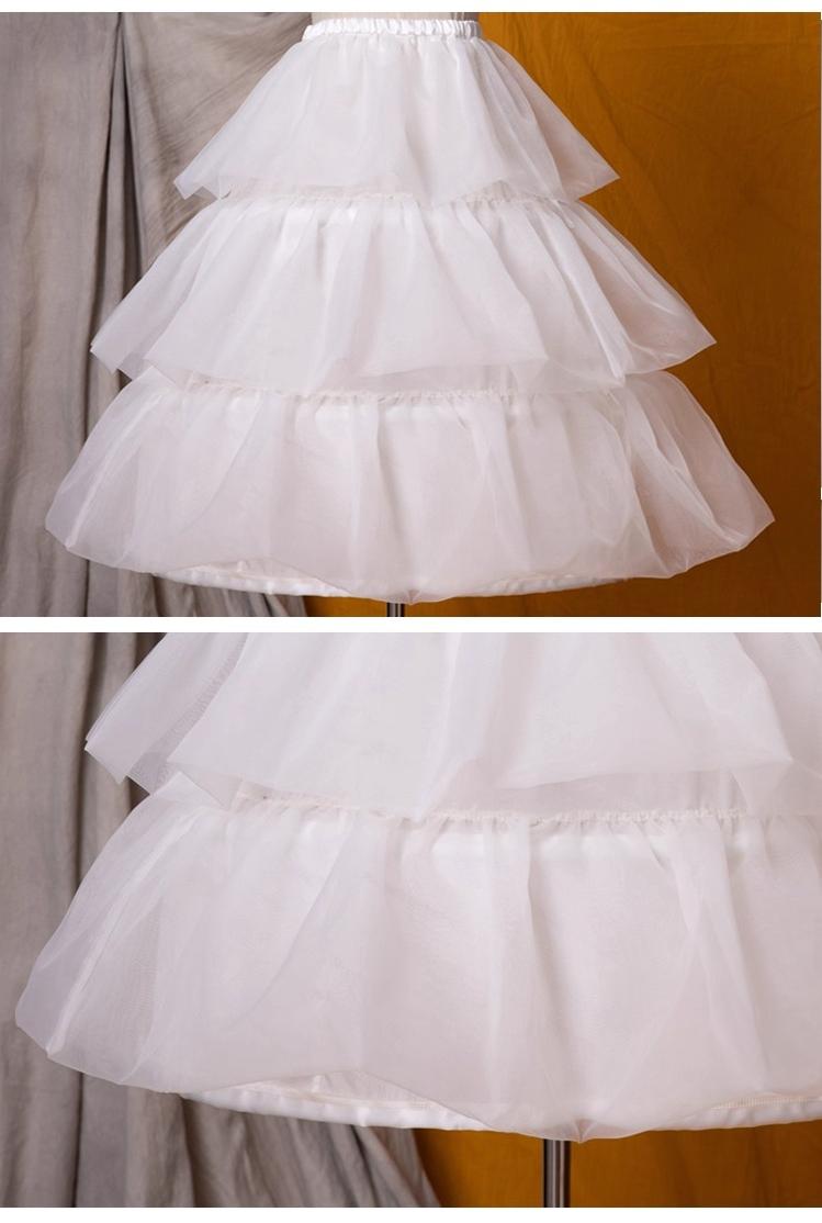 Eieyomi - 27.6" (70 cm) Adjustable Boned Lolita Petticoat 43973:791374