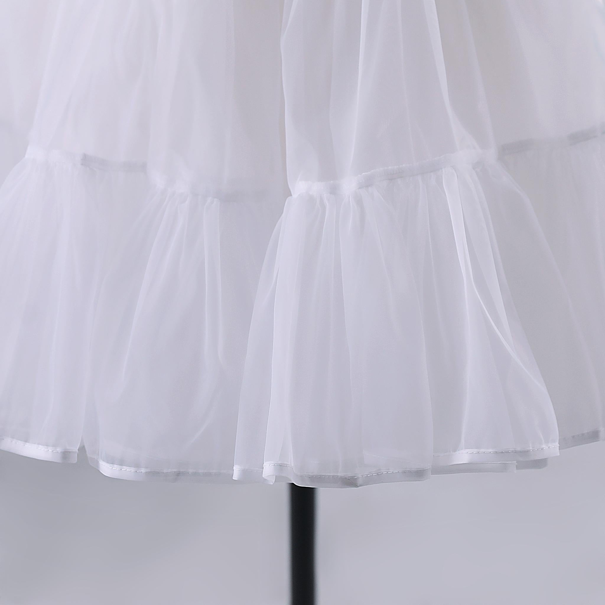 Noloria 48cm (18.9") Medium-High Volume Petticoat, Petal Edge 43720:789297