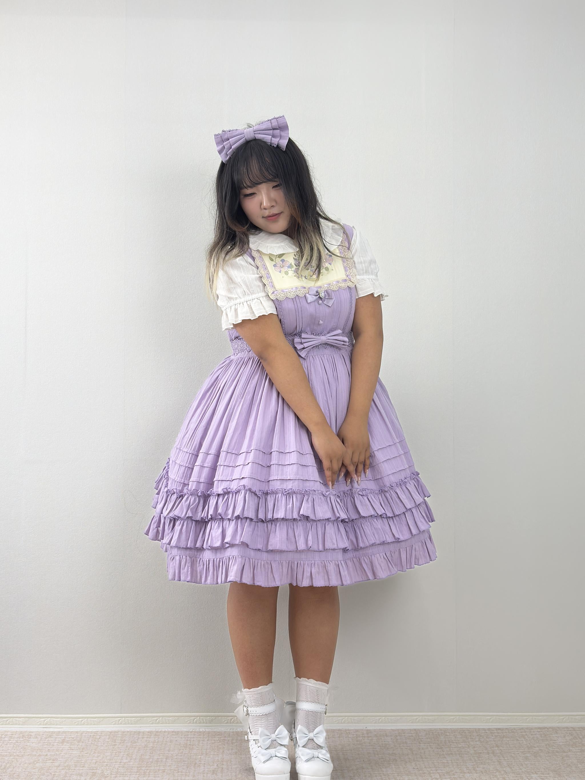 Noloria 18.9" (48 cm) High Volume Lolita Petticoat, Cloud Bloom 45716:864919