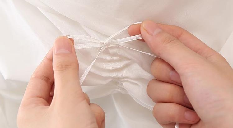 Manyiluo - Bustle Style Lolita Petticoat, Adjustable Length & Puffiness 43970:791188