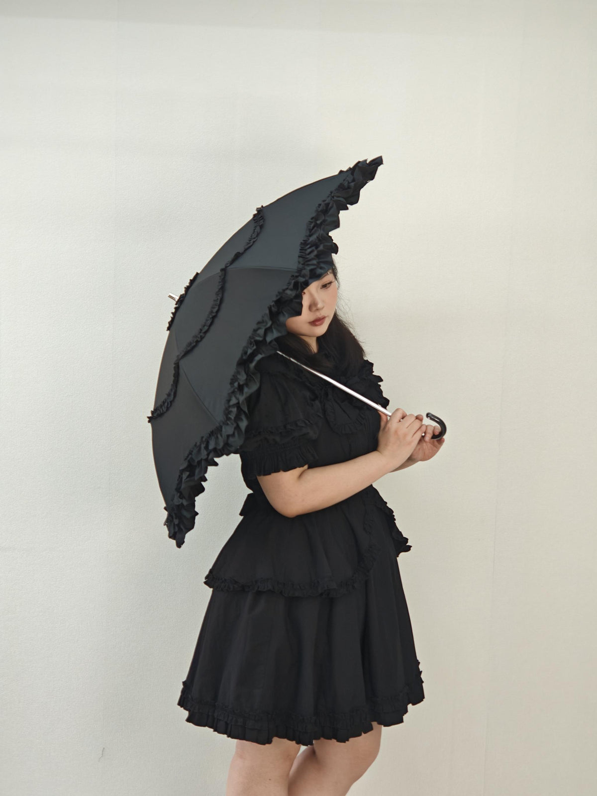 Classic Lolita Parasol, UV Two-Fold for Daily Use 46003:871635