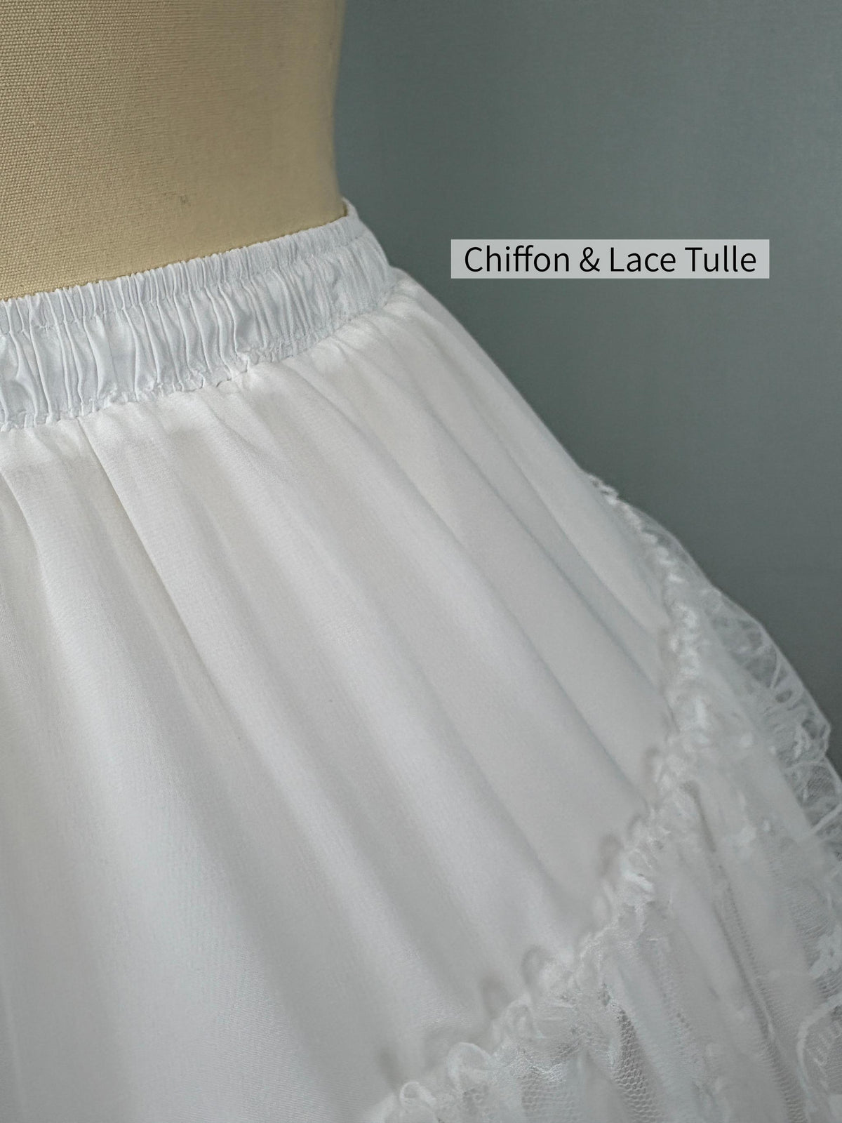 Noloria 21.7" (55 cm) Hoop Puffy Plus Size Lolita Petticoat, Moon Cage 45907:872688