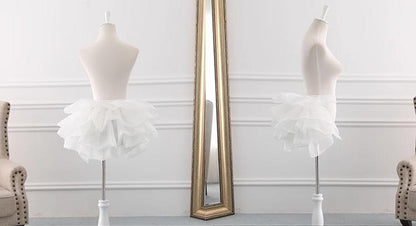 Manyiluo - Bustle Style Lolita Petticoat, Adjustable Length & Puffiness 43970:791184