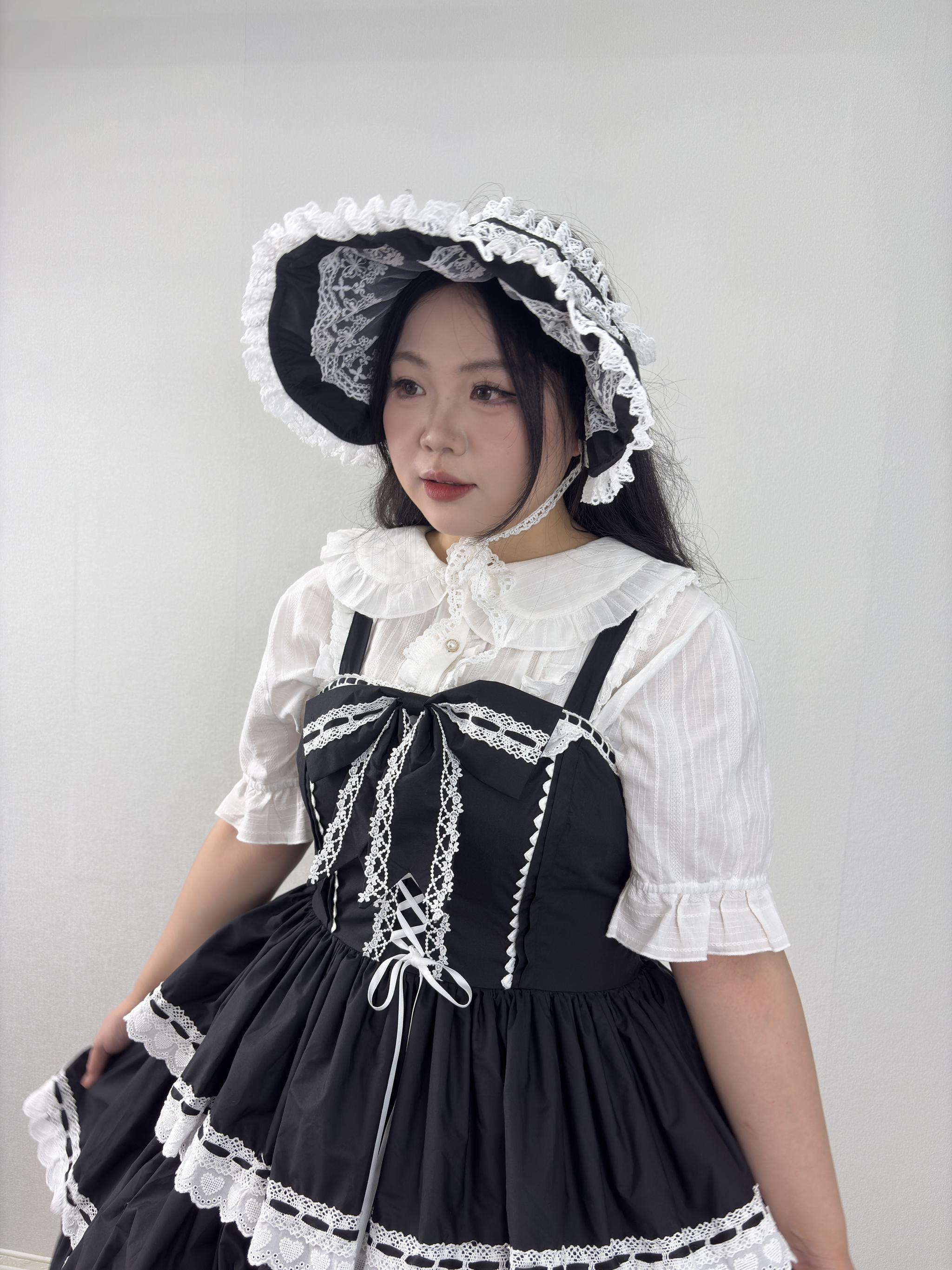 Otome Heart - Old School Lolita Jumper Skirt, Plus Size 45597:865044