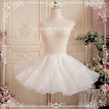 Aurora & Ariel 13.8" (35 cm) A-Line Petticoat Collection, Customizable (White) 32614:790359