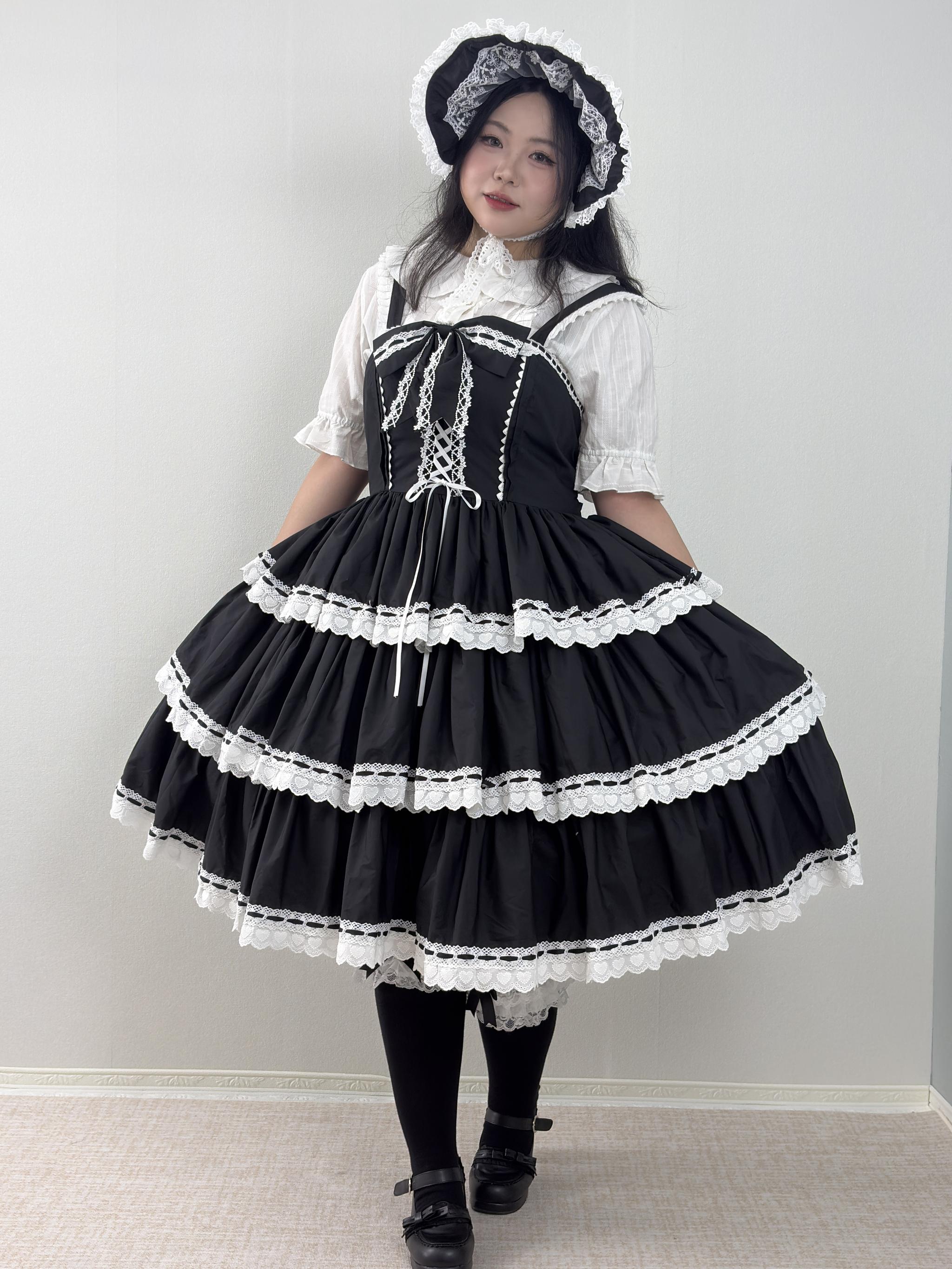 Cotton Plus Size Lolita Blouse, Peter Pan Collar 45598:864998