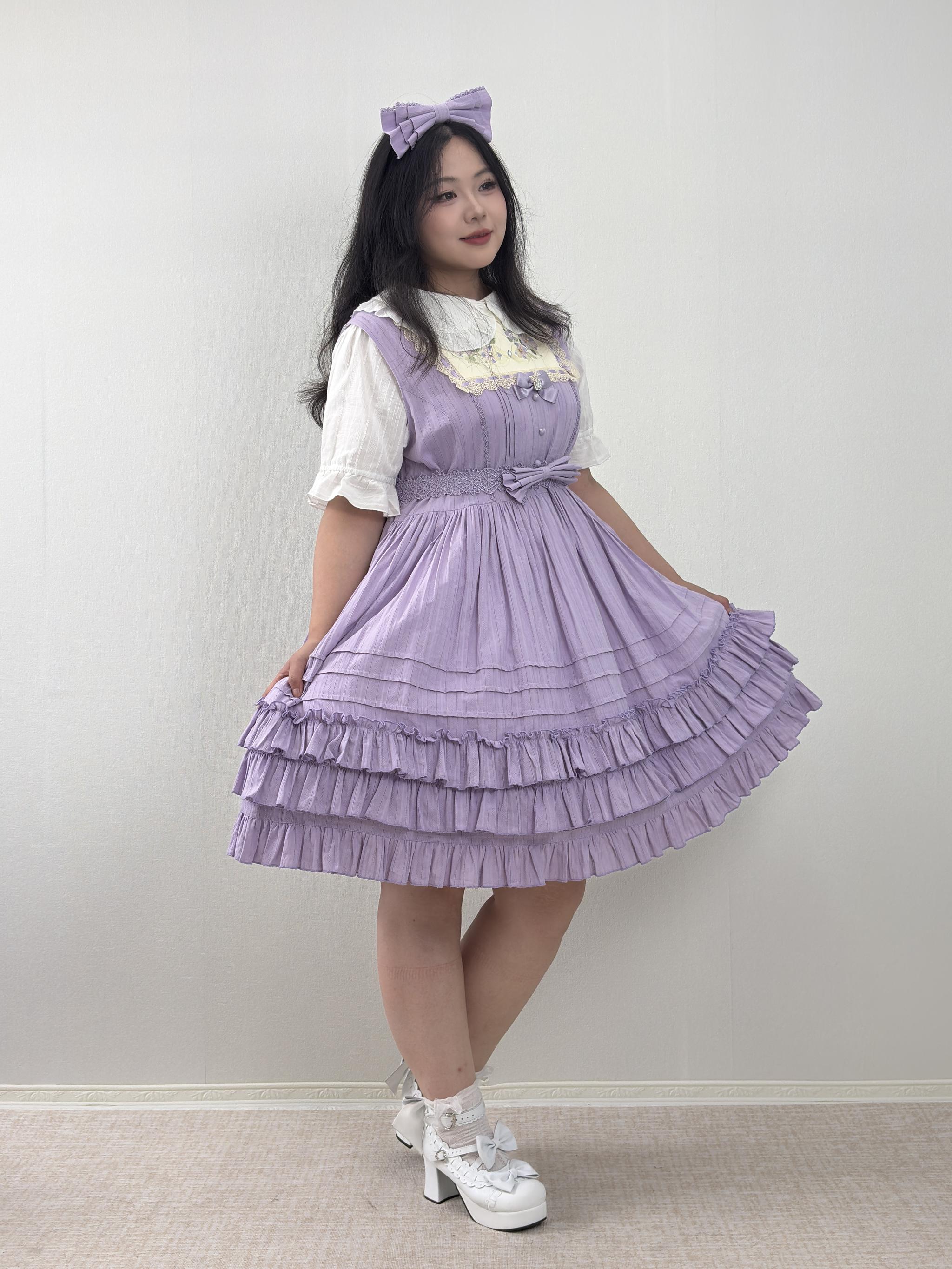 Cotton Plus Size Lolita Blouse, Peter Pan Collar 45598:865000