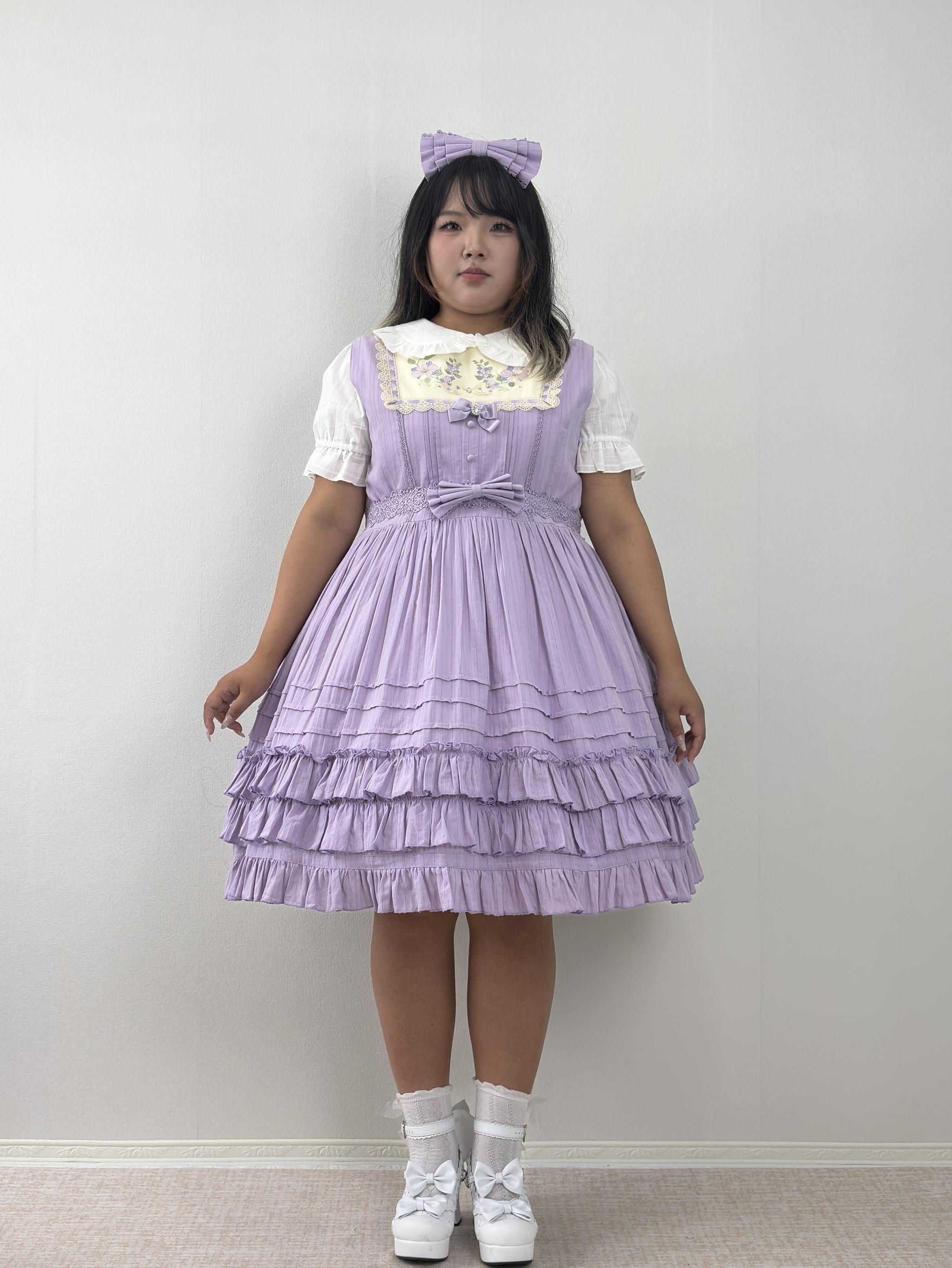 Noloria 18.9" (48 cm) High Volume Lolita Petticoat, Cloud Bloom 45716:864920